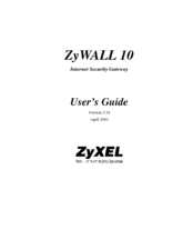 ZyXEL Communications ZyXEL ZYWALL10 User Manual