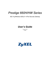 ZyXEL Communications P-660HW-D1 V2 User Manual