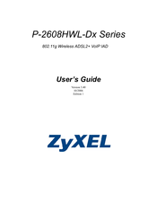 ZyXEL Communications P-2608HWL-D1 User Manual