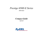 ZyXEL Communications Prestige 650H-E Series Manual