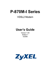 ZyXEL Communications P-870M-I Series User Manual