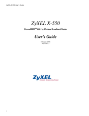 ZyXEL Communications XTREMEMIMO X-550 User Manual