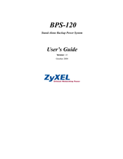 ZyXEL Communications BPS-120 User Manual