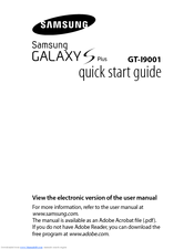Samsung GT-I9001/M8 Quick Start Manual