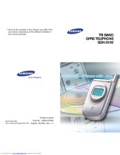 Samsung SGH-S100 User Manual