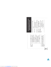 Samsung SGH-X430PWA Quick Reference Card