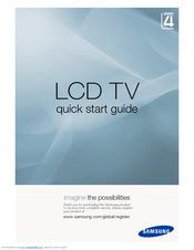 Samsung LE22A454C1 Quick Start Manual