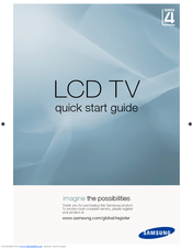 Samsung LE40A465C1M Quick Start Manual