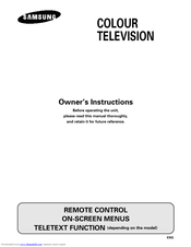 Samsung CI20F32 Owner's Instructions Manual
