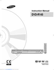 Samsung DVD-R145 Instruction Manual