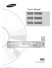 Samsung DVD-V5450DVD-V5500 User Manual