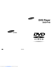 Samsung DVD-P140 User Manual
