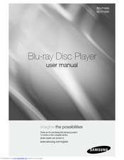 Samsung BD-P1600A User Manual