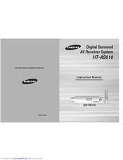 Samsung AV-R610 Instruction Manual