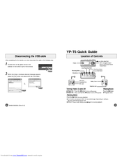Samsung Yepp YP-T6VB Quick Manual