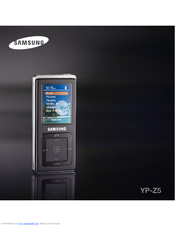 Samsung yePP YP-Z5AS User Manual