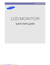 Samsung SyncMaster P2450H Quick Start Manual