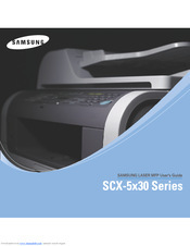 Samsung SCX 5530FN - Multifunction Printer/Copy/Scan/Fax User Manual