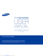 Samsung QF20 Smart HD Camcorder User Manual
