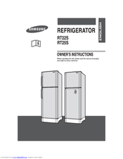 Samsung RT25DASW Owner's Instructions Manual