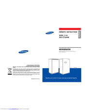 Samsung SR-CT89W Owner's Instructions Manual