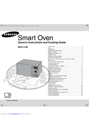 Samsung BCE1195-S/XEU Owner's Instructions And Cooking Manual