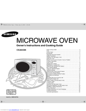Samsung CE283GN-S Owner's Instructions And Cooking Manual