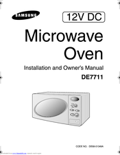 Samsung DE7711 Installation And Owner's Manual