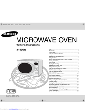 Samsung M183GN Owner's Instructions Manual
