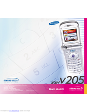 Samsung SGH V205 User Manual