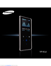 Samsung YP-K3JQB - 2 GB, Digital Player User Manual