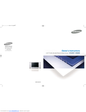 Samsung LTN406W Owner's Instructions Manual