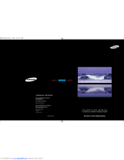 Samsung HL-P5063W Instruction Manual