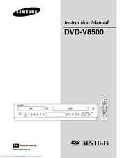 Samsung DVD-V8500 Instruction Manual