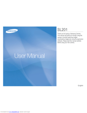 Samsung SL201 - Digital Camera - Compact User Manual