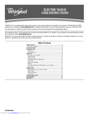 Whirlpool WFE525C0BS Use & Care Manual