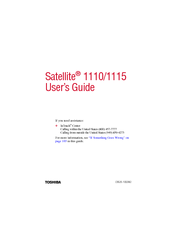 Toshiba 1115-S123 User Manual