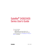 Toshiba Satellite 2435 Series User Manual