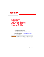 Toshiba Satellite A60 Series User Manual