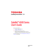Toshiba A500-ST56X3 User Manual