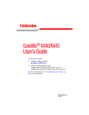 Toshiba M45-S331 User Manual