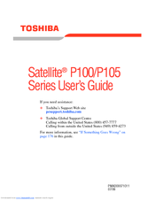Toshiba P105-S6114 User Manual