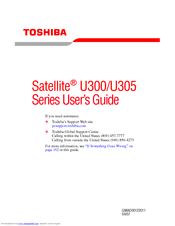 Toshiba Satellite Pro U300-RW1 User Manual