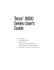 Toshiba 8000 series User Manual