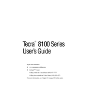 Toshiba 8100 series User Manual