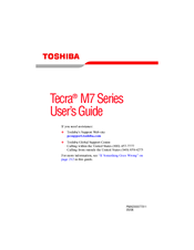 Toshiba Tecra M7 Series User Manual