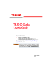 Toshiba Tecra TE2300 User Manual