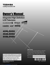 Toshiba 55SL500U Owner's Manual