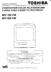 Toshiba MV13K1 Owner's Manual