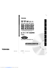Toshiba RD-XS52SU Owner's Manual